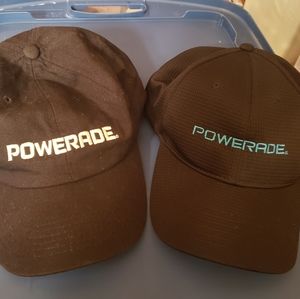 2 USED POWERADE HATS GREAT CONDITION